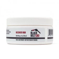 EL FIGHT Black Belt CBD Cream 8 Oz./250 Mg. CBD & Hemp