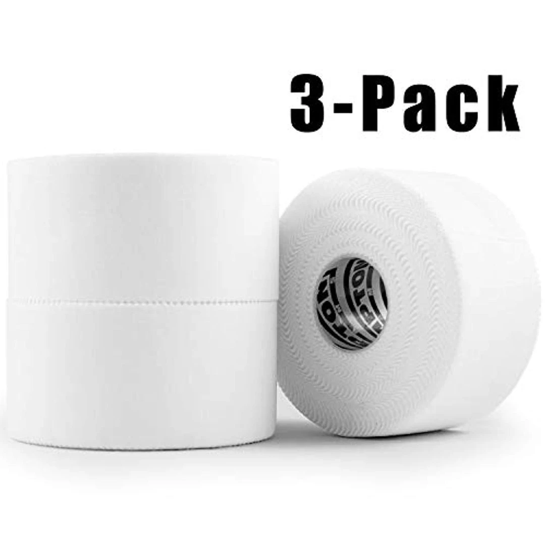 Hampton Adams White Athletic Sports Tape EASY Tear NO Sticky Residue (White, 3-Pack) 1 Hampton Adams White Athletic Sports Tape EASY Tear NO Sticky Residue (White, 3-Pack)
