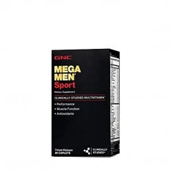 GNC Mega Men Sport Multivitamin For Performance & Muscle Function Supplements 10 GNC Mega Men Sport Multivitamin For Performance & Muscle Function Supplements