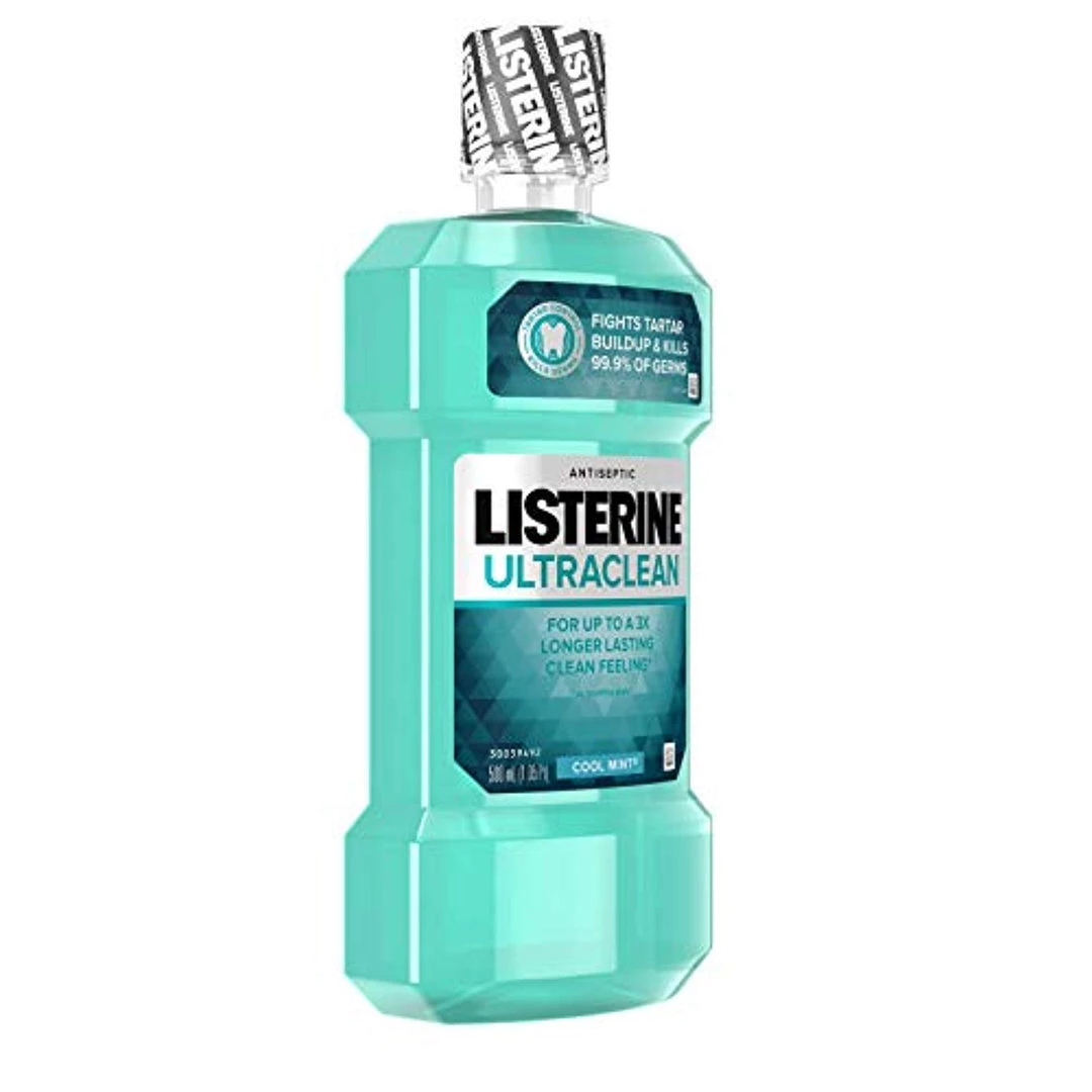 Listerine Ultraclean Oral Care Antiseptic Mouthwash 500 Ml 6 Listerine Ultraclean Oral Care Antiseptic Mouthwash 500 Ml
