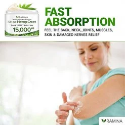 Ramina Natural Hemp Extract Pain Relief Cream CBD & Hemp