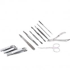 Tseoa Higene & Essentials Professional Grooming Kit, Nail Tools With Luxurious Travel Case, Set Of 12