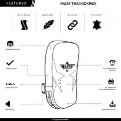 Elite Sports Muay Thai Kickboxing Thai Pad (Pair) 12 Elite Sports Muay Thai Kickboxing Thai Pad (Pair)