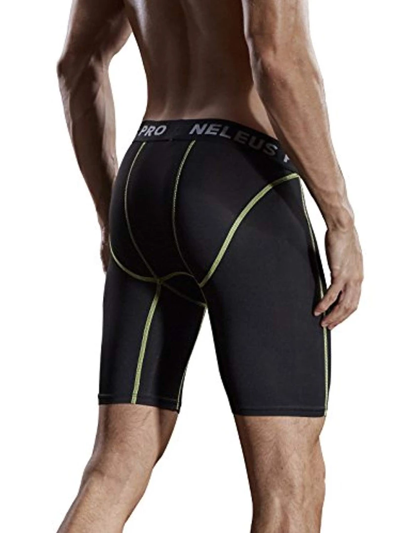 Neleus Men's 3 Pack Compression Short 17 Neleus Men's 3 Pack Compression Short