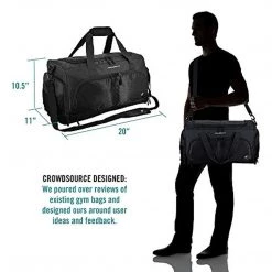 FocusGear Accessories Ultimate Gym Bag 2.0: Duffel Bag With 10 Optimal Compartments 25 FocusGear Accessories Ultimate Gym Bag 2.0: Duffel Bag With 10 Optimal Compartments