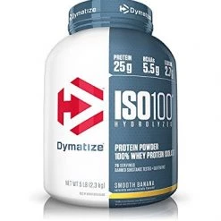 Dymatize ISO100, 100% Whey Isolate Protein 5 Pound Supplements
