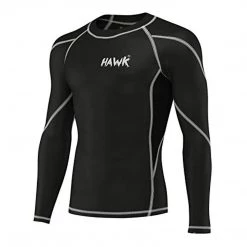 Hawk Sports Mens Compression Shirts Base Layer MMA BJJ Rash Guard