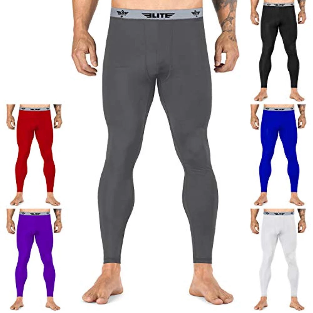 MMA Elite Sports Workout Base Layer Compression Pants Tights 7 MMA Elite Sports Workout Base Layer Compression Pants Tights
