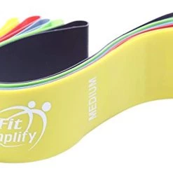 Fit Simplify Conditioning Resistance Loop Exercise Bands With Instruction Guide And Online Workout Videos, Set Of 5 11 Fit Simplify Conditioning Resistance Loop Exercise Bands With Instruction Guide And Online Workout Videos, Set Of 5