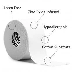 Hampton Adams White Athletic Sports Tape EASY Tear NO Sticky Residue (White, 3-Pack) 11 Hampton Adams White Athletic Sports Tape EASY Tear NO Sticky Residue (White, 3-Pack)