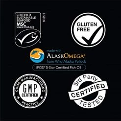 Sports Research Supplements Omega-3 Wild Alaskan Fish Oil (1250mg Per Capsule) Non-GMO & Gluten Free 8 Sports Research Supplements Omega-3 Wild Alaskan Fish Oil (1250mg Per Capsule) Non-GMO & Gluten Free