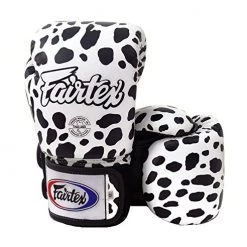 Fairtex Muay Thai Boxing Gloves BGV1 Limited Edition -Dalmatian Kickboxing & Mauy Thai