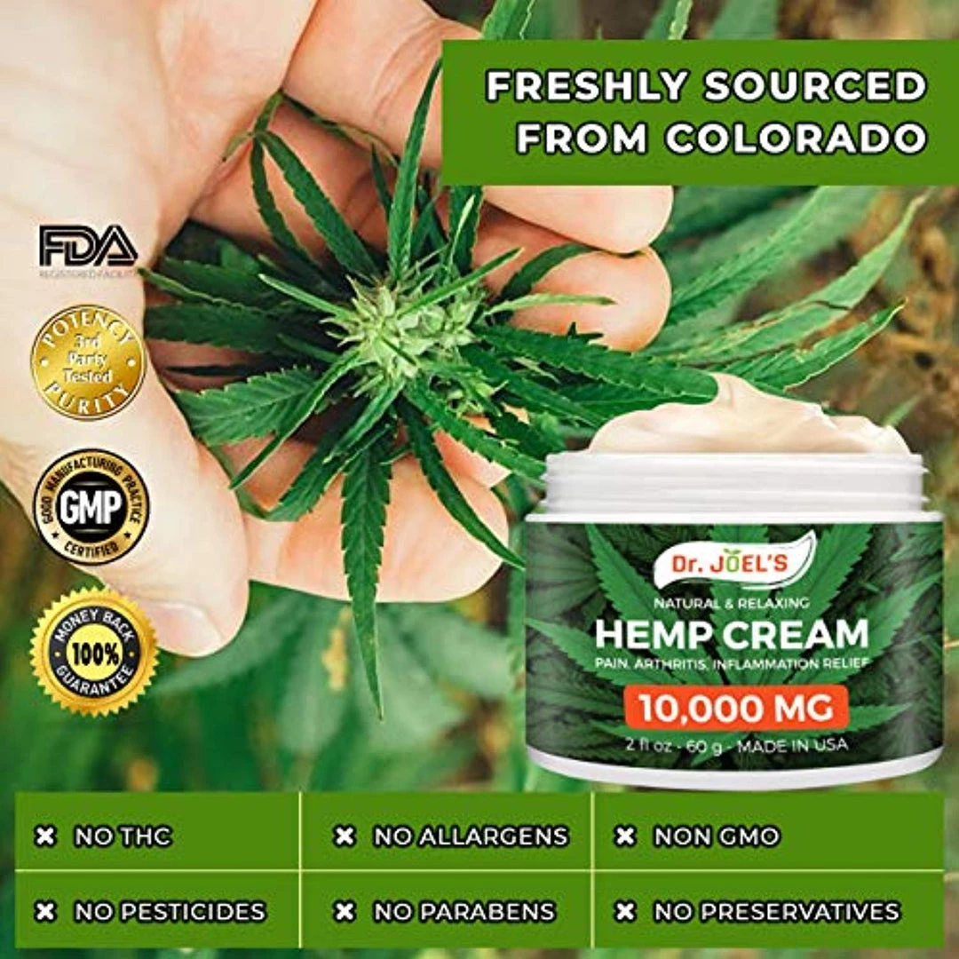 Dr. JOEL'S CBD & Hemp Dr JOELS Premium Hemp Cream For Pain Relief 2 Dr. JOEL'S CBD & Hemp Dr JOELS Premium Hemp Cream For Pain Relief