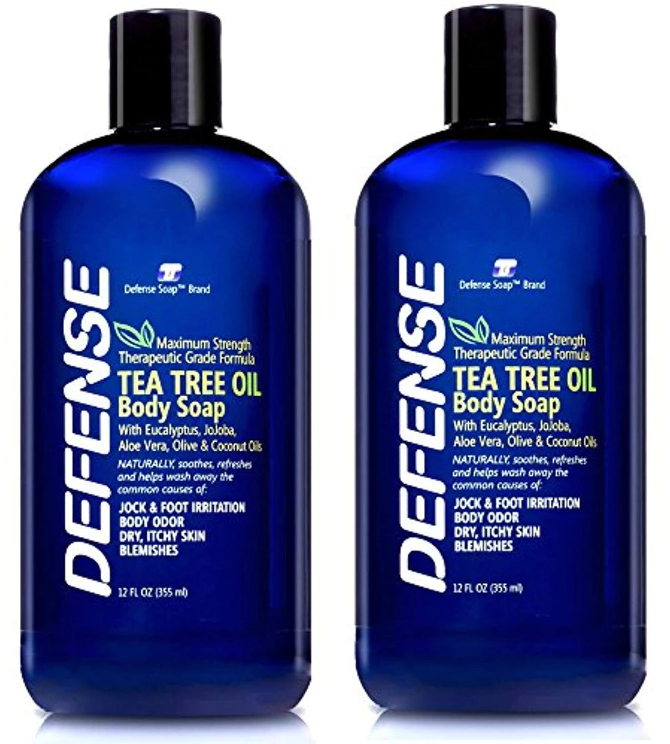 Defense Soap Body Wash Shower Gel 12 Oz - Natural Tea Tree Oil 3 Defense Soap Body Wash Shower Gel 12 Oz - Natural Tea Tree Oil