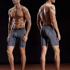 Neleus Men's 3 Pack Compression Short 31 Neleus Men's 3 Pack Compression Short