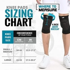 Bodyprox Protective Knee Pads,Anti-Slip, Collision Avoidance Knee Sleeve MMA 9 Bodyprox Protective Knee Pads,Anti-Slip, Collision Avoidance Knee Sleeve MMA