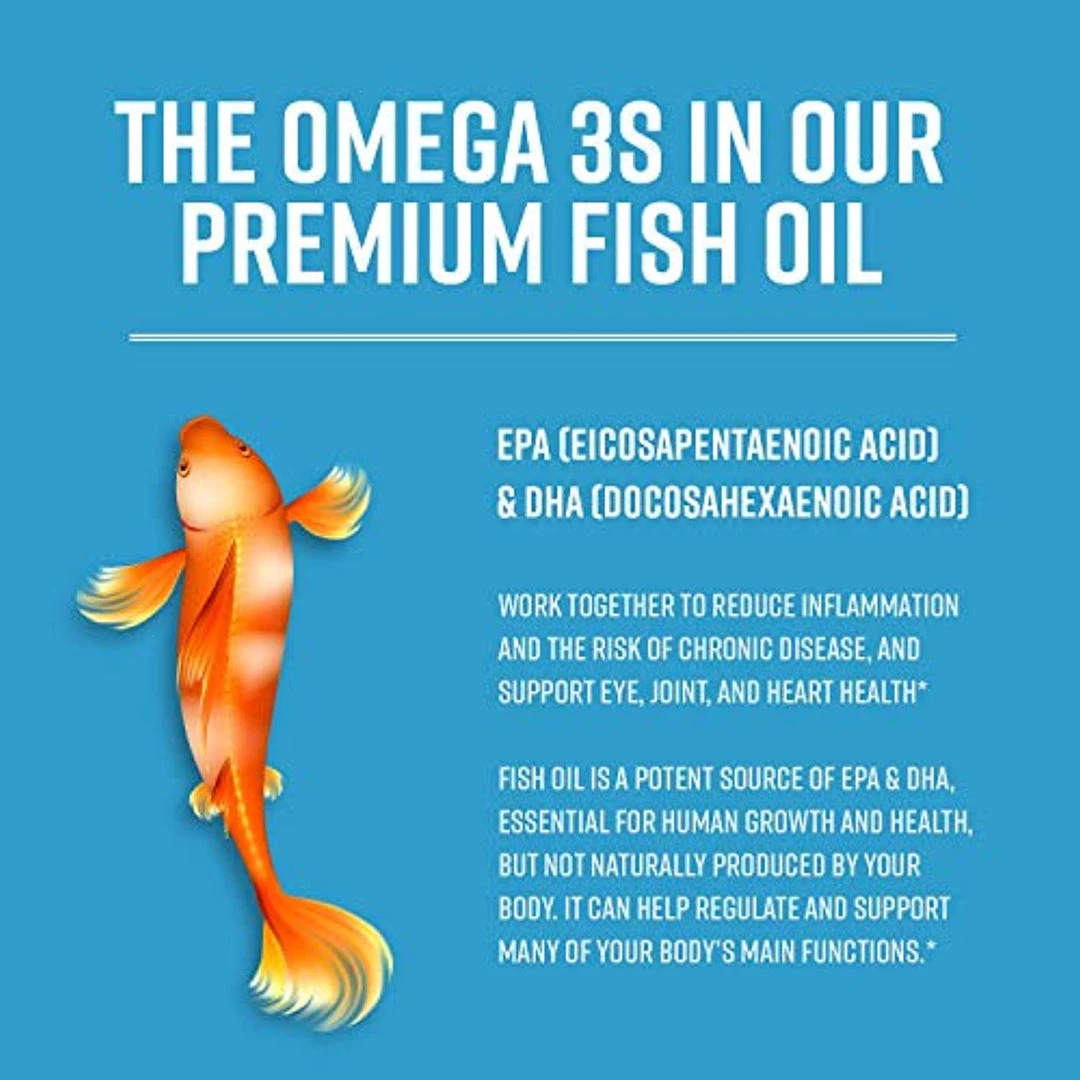 Supplements MAV Nutrition Omega 3 Fish Oil Triple Strength, 3,600mg, Burpless, Non-GMO, NSF-Certified, 120 Count 7 Supplements MAV Nutrition Omega 3 Fish Oil Triple Strength, 3,600mg, Burpless, Non-GMO, NSF-Certified, 120 Count