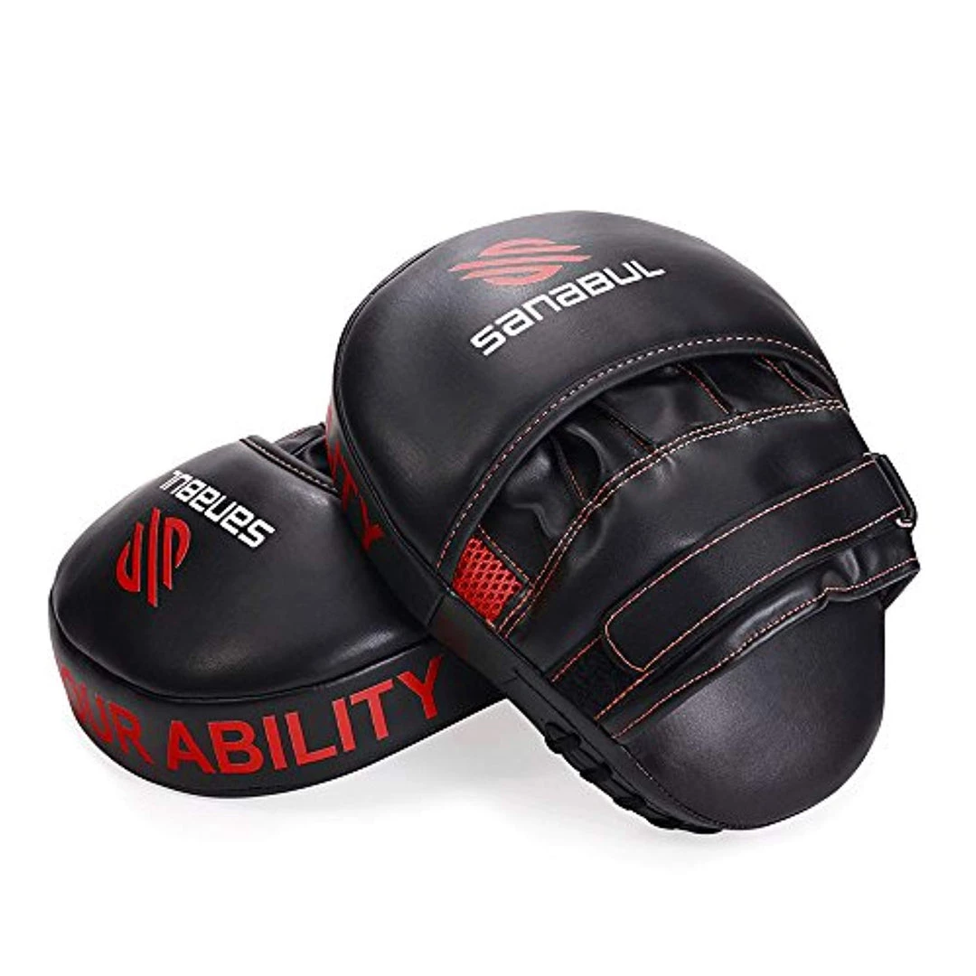 Sanabul Essential Curved Boxing MMA Punching Mitts 10 Sanabul Essential Curved Boxing MMA Punching Mitts
