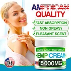 Arvesa Hemp Pain Relief Cream - 15000 MG - Non-GMO