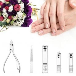 Tseoa Higene & Essentials Professional Grooming Kit, Nail Tools With Luxurious Travel Case, Set Of 12