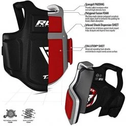 RDX Boxing Chest Guard MMA Martial Arts Rib Shield Armour