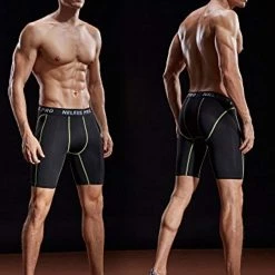 Neleus Men's 3 Pack Compression Short 28 Neleus Men's 3 Pack Compression Short