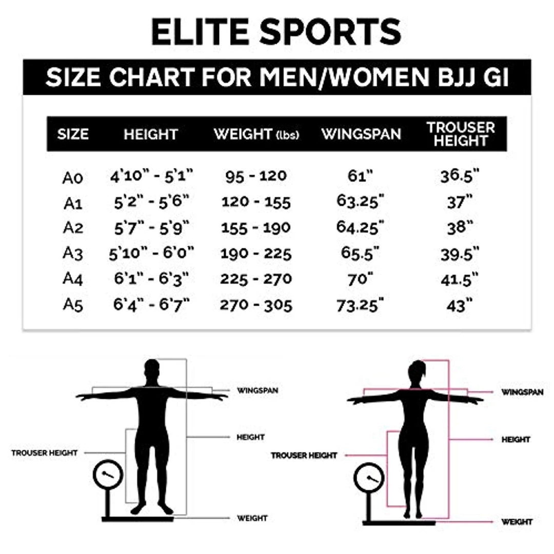 Jiu Jitsu Elite Sports GI - Lightweight- W/Preshrunk Fabric & Free Belt 12 Jiu Jitsu Elite Sports GI - Lightweight- W/Preshrunk Fabric & Free Belt