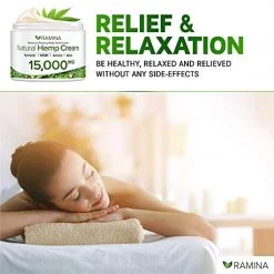 Ramina Natural Hemp Extract Pain Relief Cream CBD & Hemp