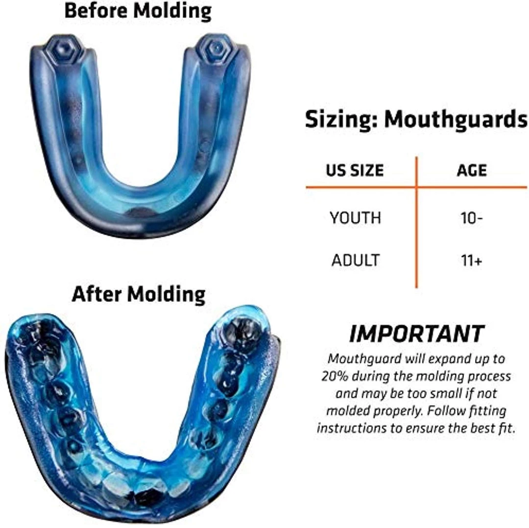 Shock Doctor Mouthguard: #1 Sport Mouth Guard - Gel Max Mouthguard For Martial Arts. MMA 4 Shock Doctor Mouthguard: #1 Sport Mouth Guard - Gel Max Mouthguard For Martial Arts. MMA