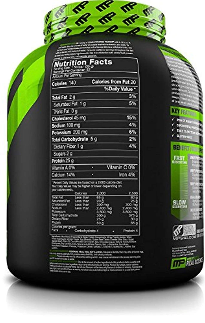 Muscle Pharm MusclePharm Combat Protein Powder 2 Muscle Pharm MusclePharm Combat Protein Powder