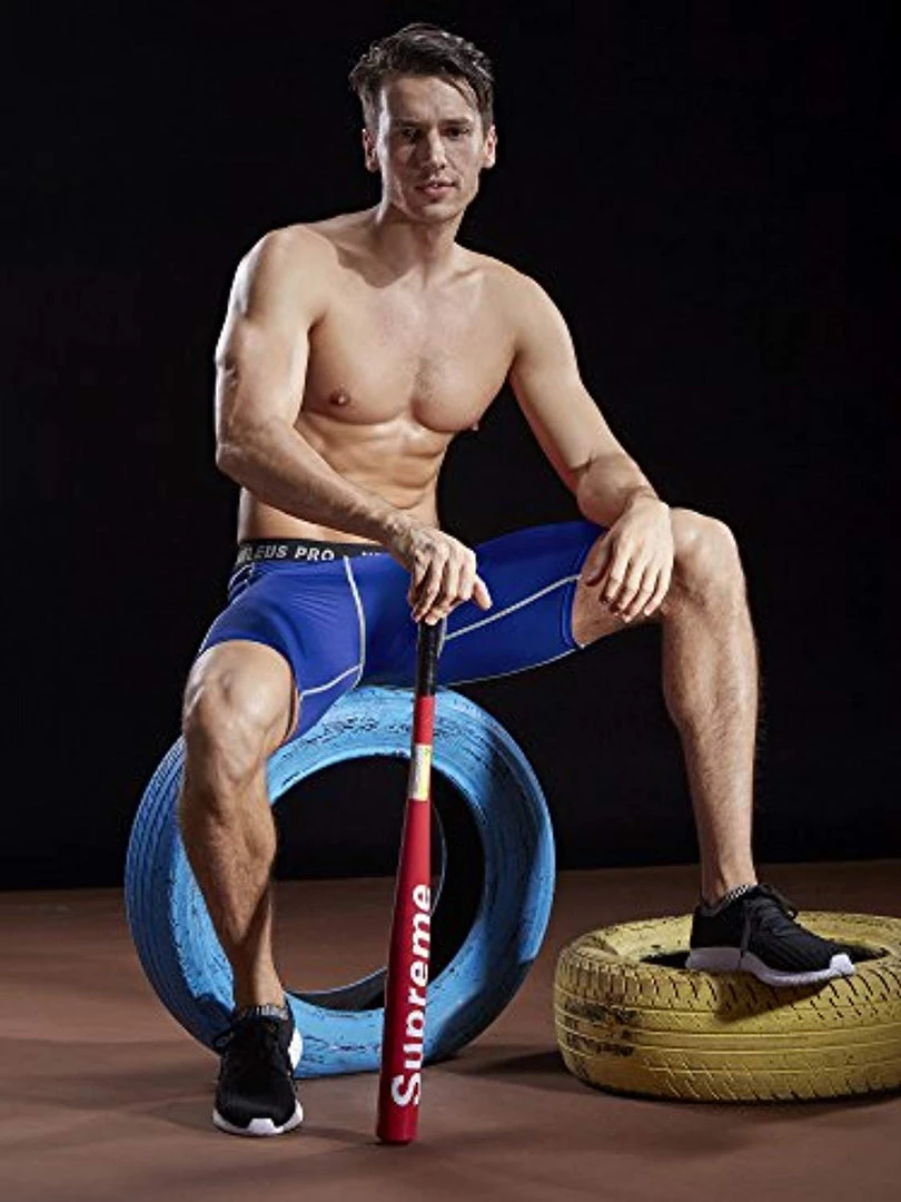 Neleus Men's 3 Pack Compression Short 16 Neleus Men's 3 Pack Compression Short