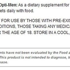 OPTIMUM NUTRITION Opti-Men With Vitamins C, D, E, B12 10 OPTIMUM NUTRITION Opti-Men With Vitamins C, D, E, B12