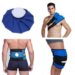 Koo-Care 9" Reusable Ice Bag Pack & Wrap For Head, Shoulder, Back, Knee Etc.