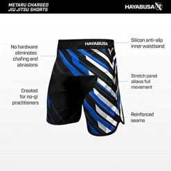 Hayabusa Metaru Charged Brazilian Jiu Jitsu And MMA Shorts