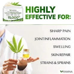 Ramina Natural Hemp Extract Pain Relief Cream CBD & Hemp