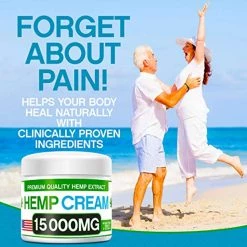 Arvesa Hemp Pain Relief Cream - 15000 MG - Non-GMO