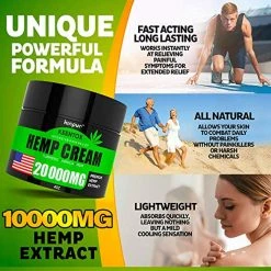 Kinpur Hemp Pain Relief Cream - 20 000MG Hemp Oil With MSM 17 Kinpur Hemp Pain Relief Cream - 20 000MG Hemp Oil With MSM
