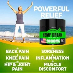 Kinpur Hemp Pain Relief Cream - 20 000MG Hemp Oil With MSM 12 Kinpur Hemp Pain Relief Cream - 20 000MG Hemp Oil With MSM