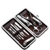 Tseoa Higene & Essentials Professional Grooming Kit, Nail Tools With Luxurious Travel Case, Set Of 12
