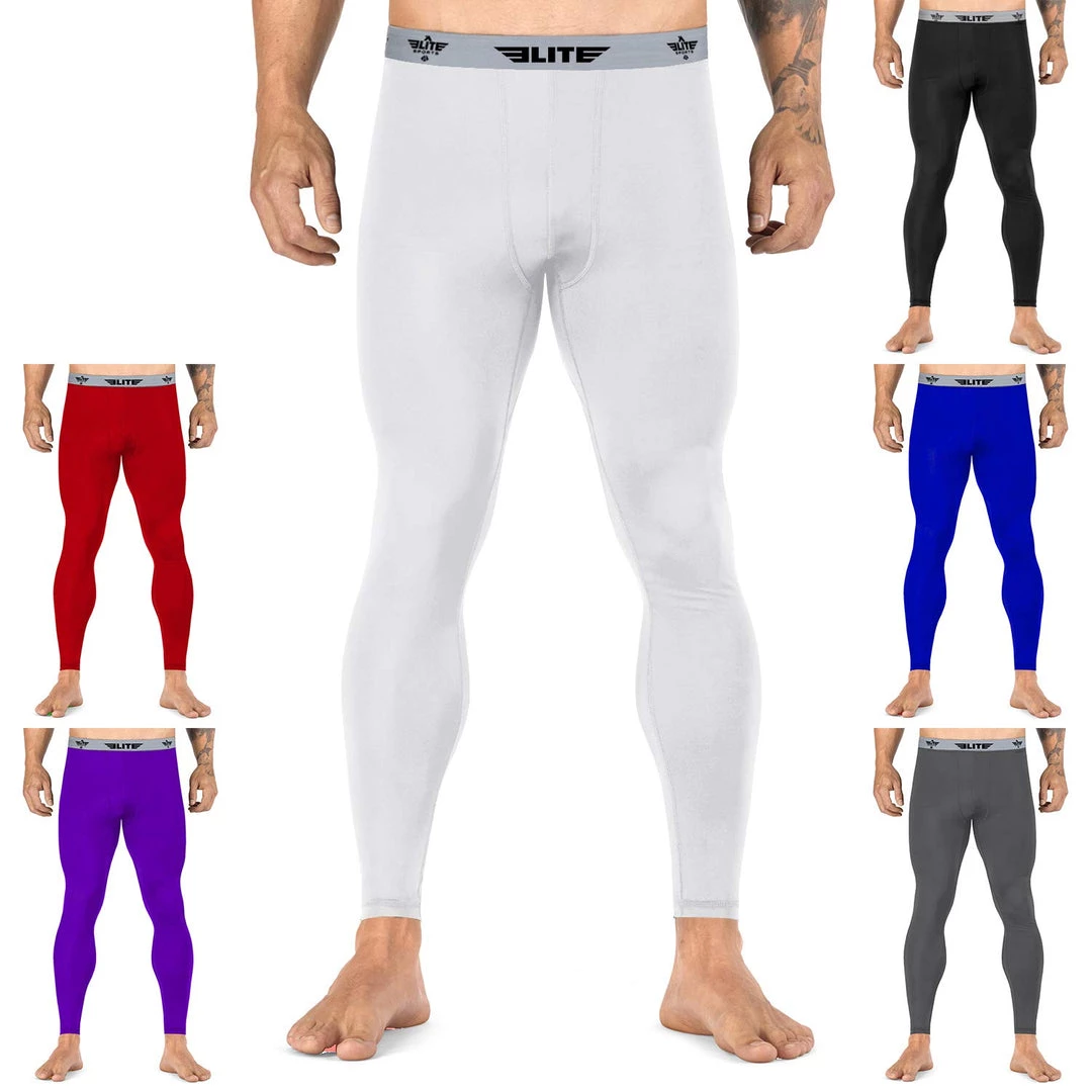 MMA Elite Sports Workout Base Layer Compression Pants Tights 2 MMA Elite Sports Workout Base Layer Compression Pants Tights