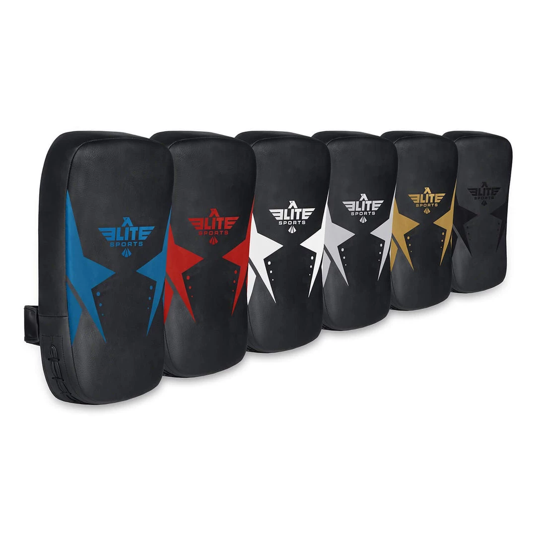 Elite Sports Muay Thai Kickboxing Thai Pad (Pair) 2 Elite Sports Muay Thai Kickboxing Thai Pad (Pair)