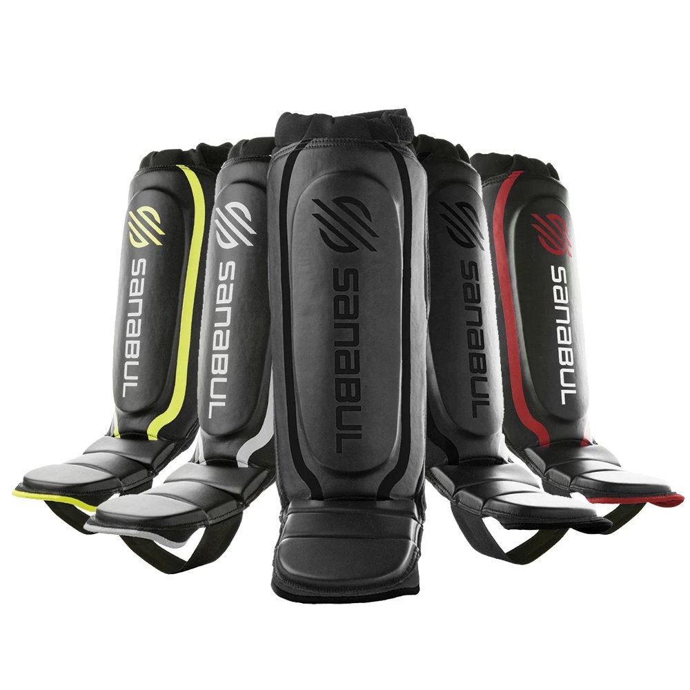 Sanabul Essential Hybrid Kickboxing MMA Shin Guards 4 Sanabul Essential Hybrid Kickboxing MMA Shin Guards
