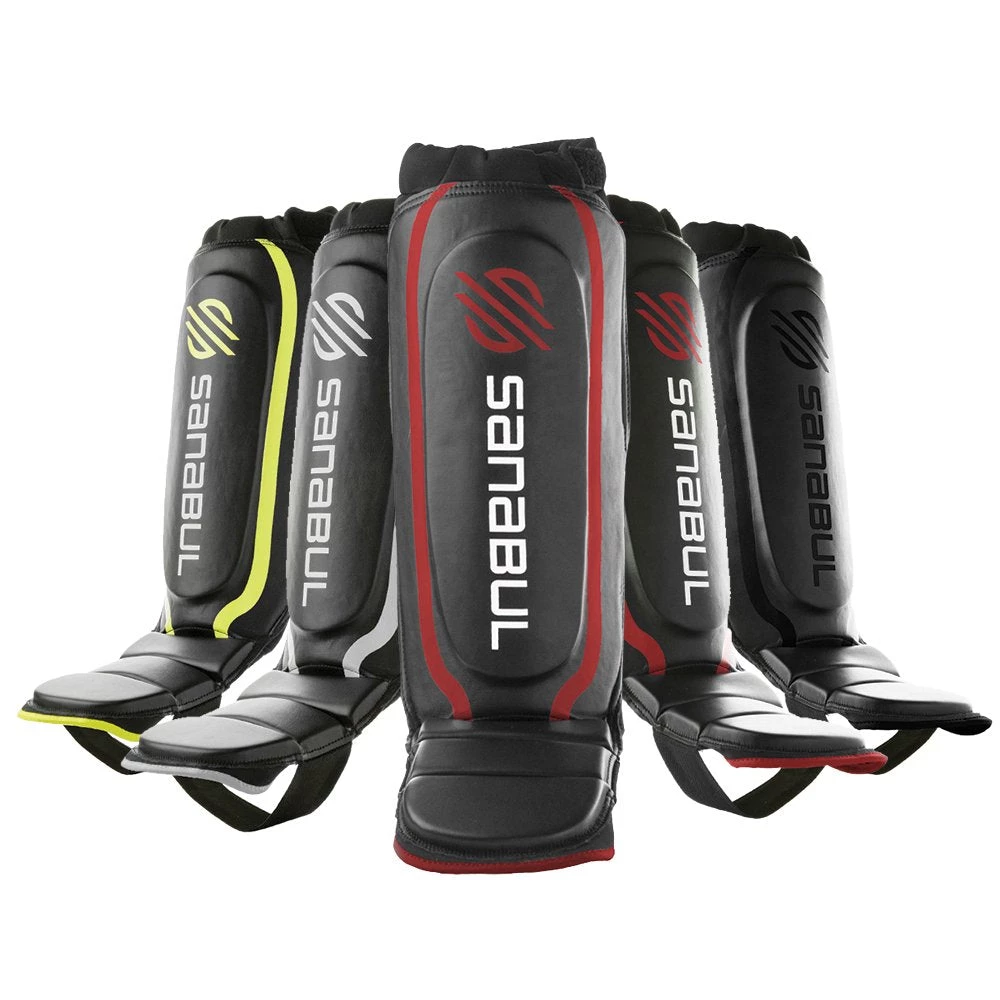 Sanabul Essential Hybrid Kickboxing MMA Shin Guards 1 Sanabul Essential Hybrid Kickboxing MMA Shin Guards