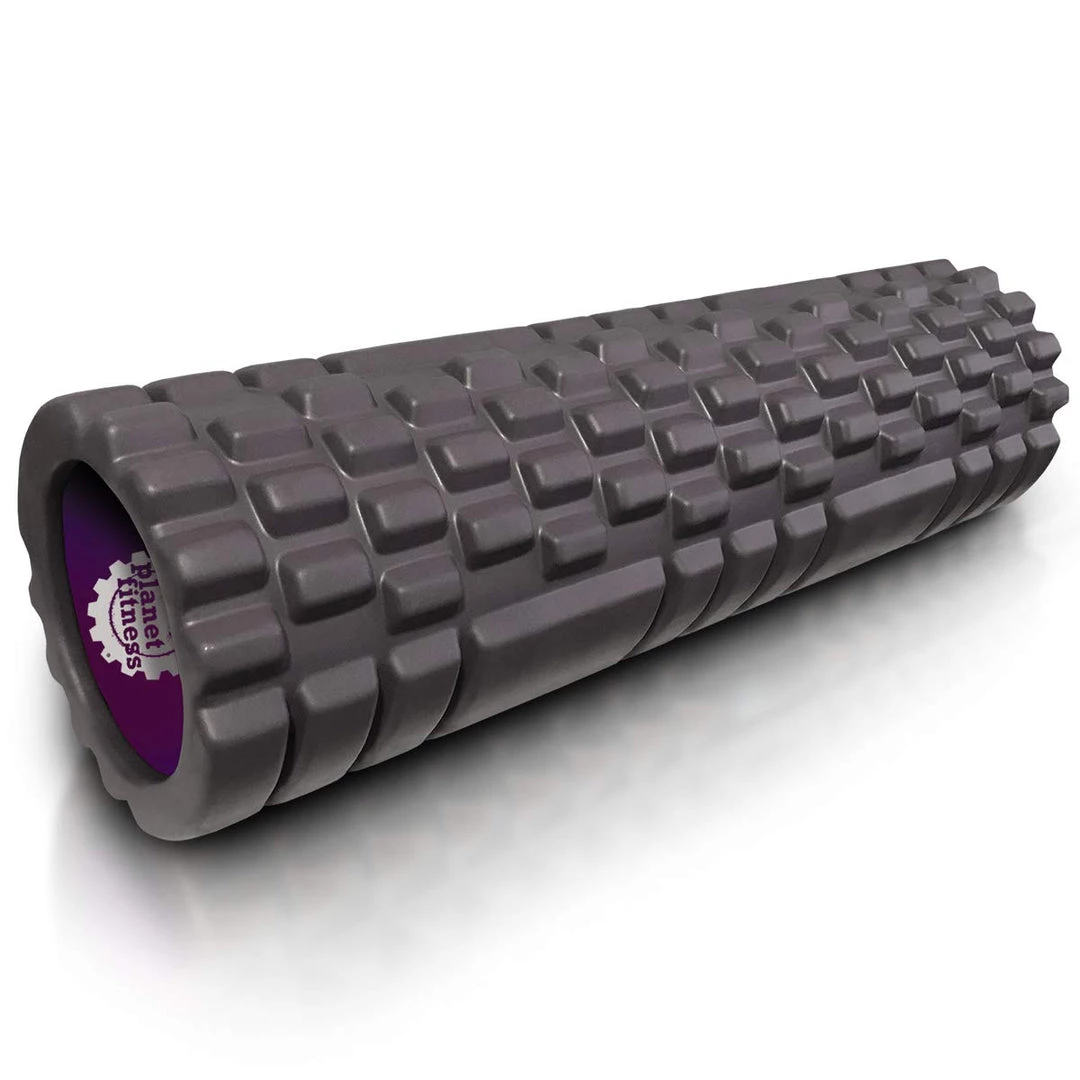 Conditioning Planet Fitness Muscle Massager Foam Roller For Deep Tissue Massage 18" 2 Conditioning Planet Fitness Muscle Massager Foam Roller For Deep Tissue Massage 18"