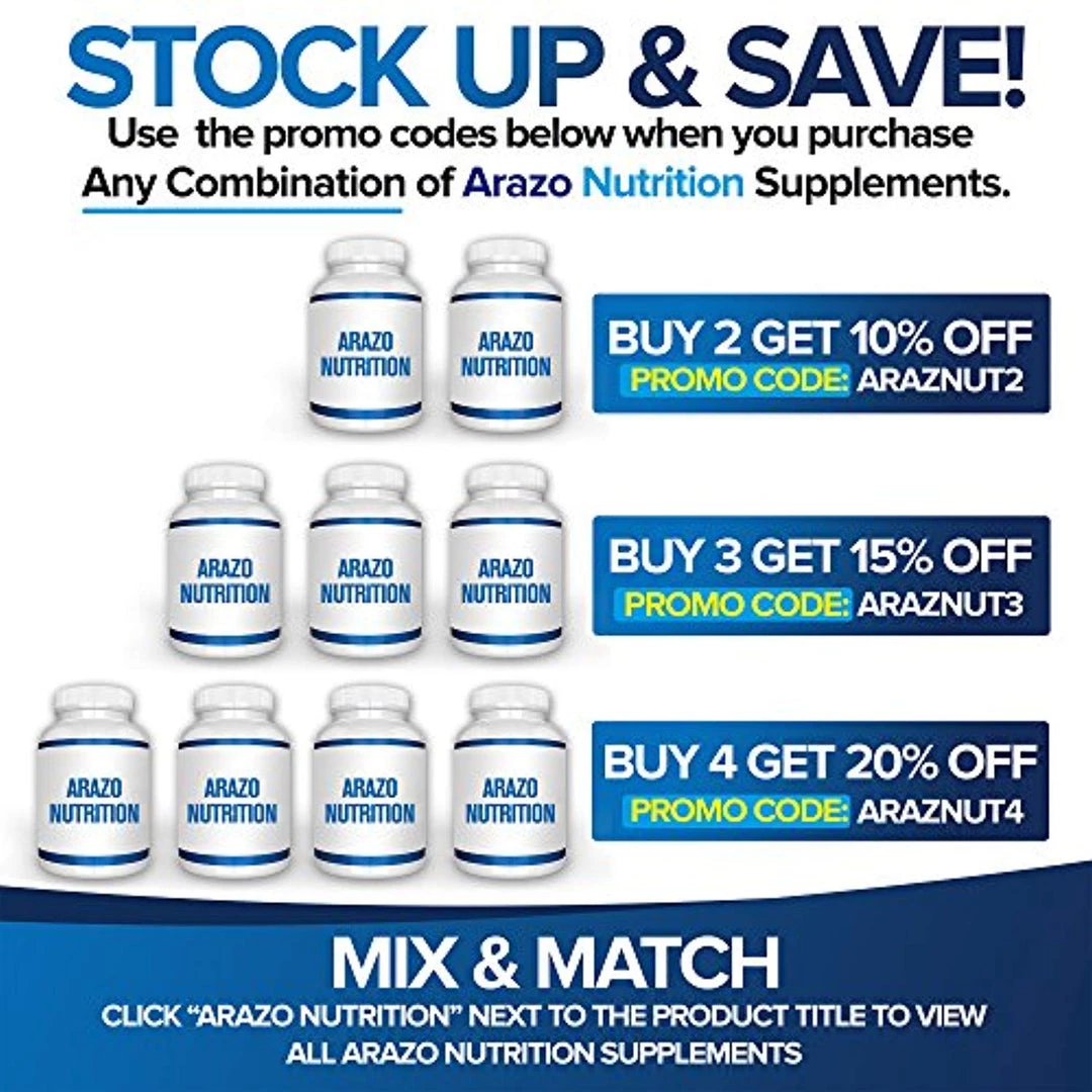 Arazo Nutrition Omega 3 Fish Oil 2250mg - Burpless Capsules (120 Count) 7 Arazo Nutrition Omega 3 Fish Oil 2250mg - Burpless Capsules (120 Count)