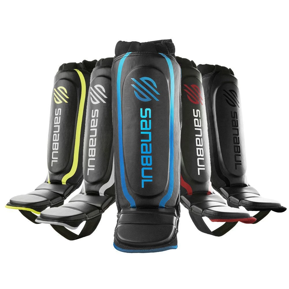 Sanabul Essential Hybrid Kickboxing MMA Shin Guards 3 Sanabul Essential Hybrid Kickboxing MMA Shin Guards