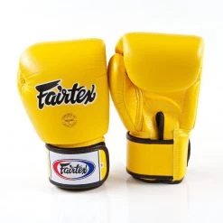 Kickboxing & Mauy Thai Fairtex Muay Thai Style Gloves - Solid Yellow