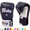 Kickboxing & Mauy Thai Fairtex Muay Thai Style Gloves Navy Blue/white/black