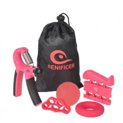 Benificer Conditioning Hand Grip Strengthener 5 Pack Adjustable Grip Exerciser