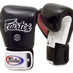 Fairtex Muay Thai Style Gloves Black/white/pink